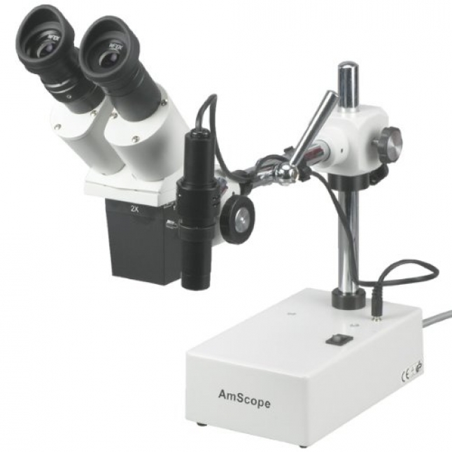 Microscópio binocular estéreo para inspeção de PCBs