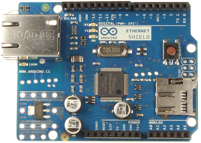 Módulo shield Arduino Ethernet R3 Optimized